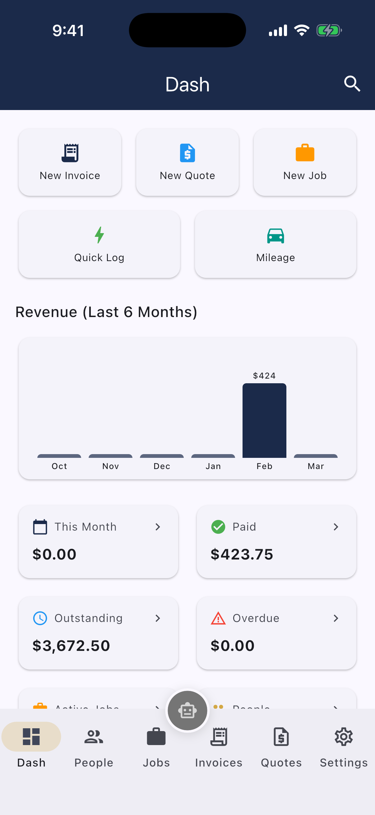 PocketTrades Dashboard